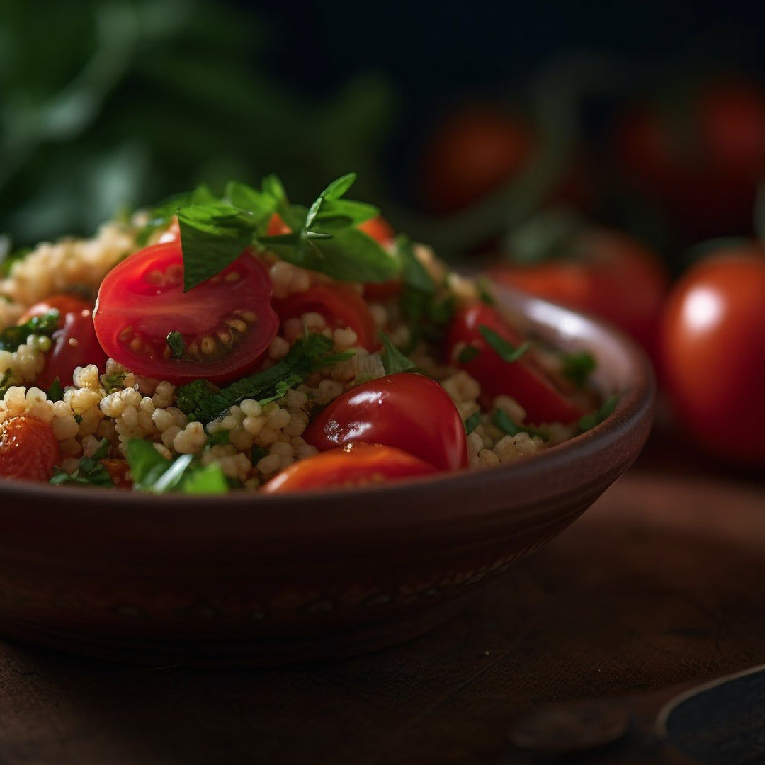 Tomato, Chickpea, and Barley Salad