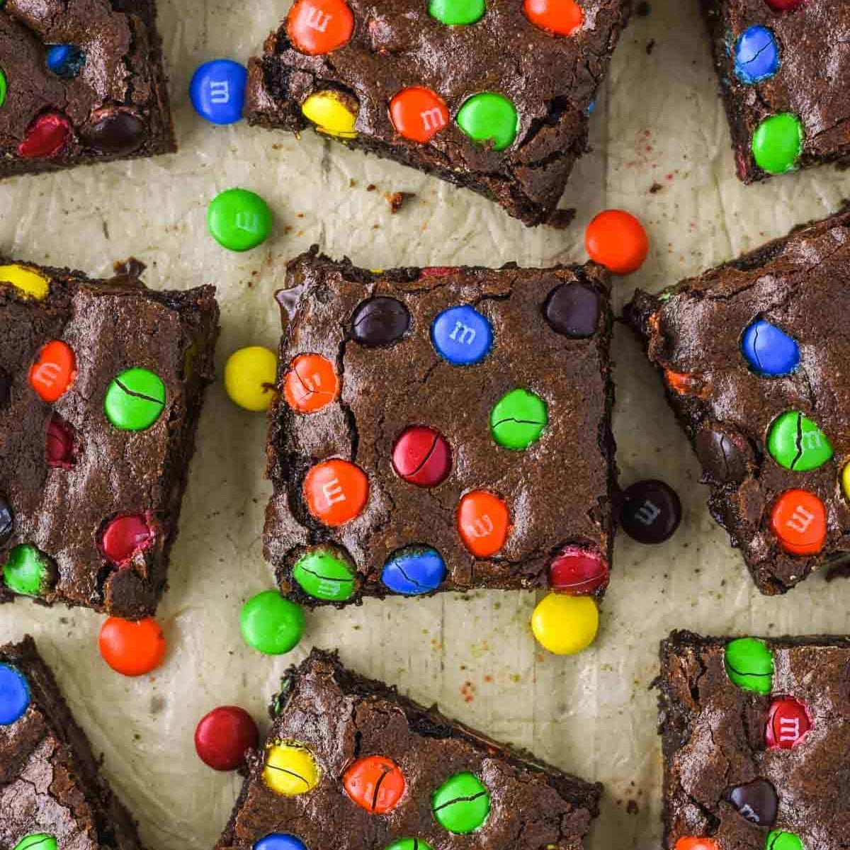 Fudgy M&M Brownies {A Family Favorite!}