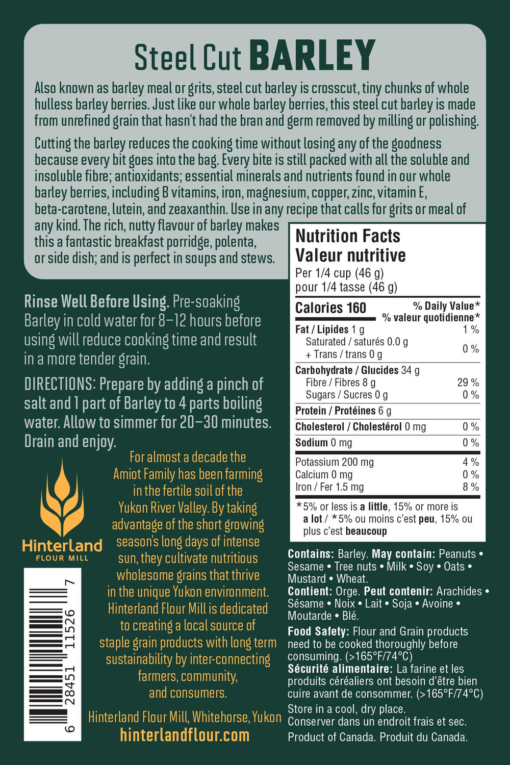 Steel Cut Barley