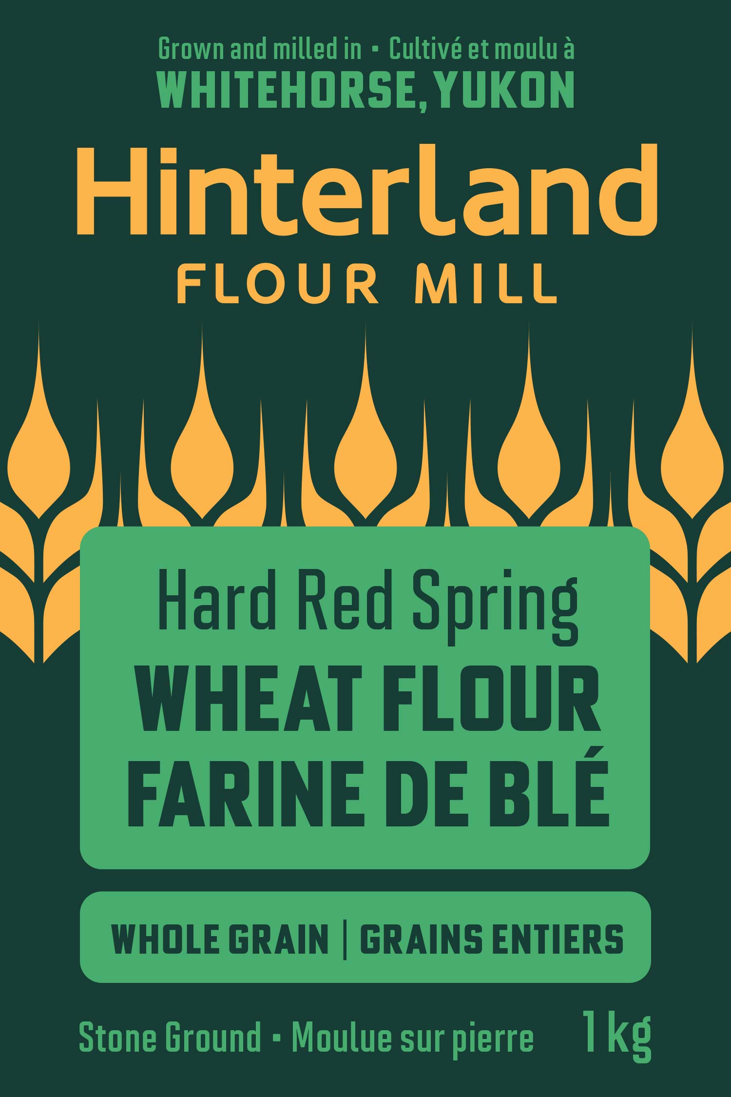 Whole Grain Wheat Flour (Various Sizes) Hinterland Flour Mill
