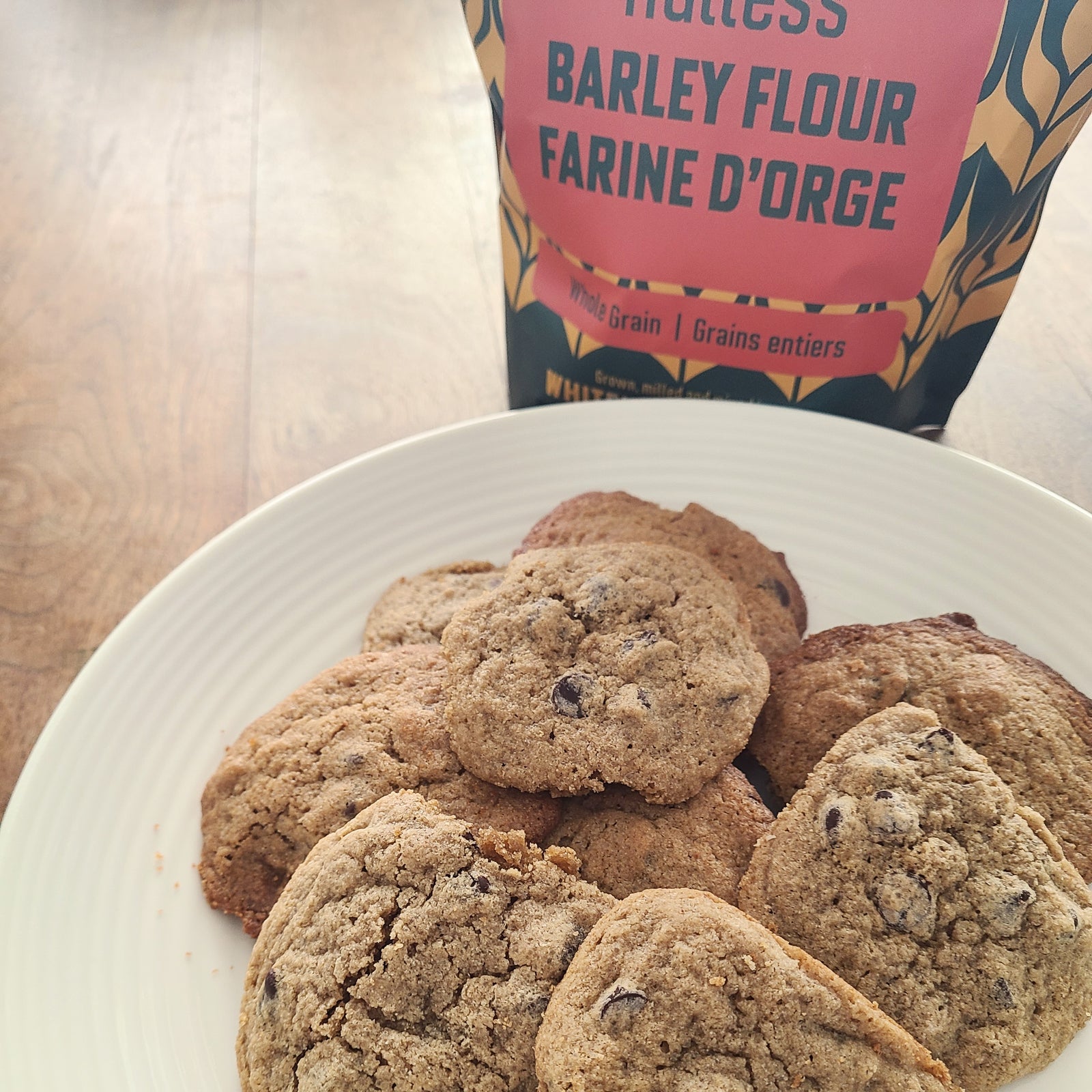 Barley Flour Chocolate Chip Cookies