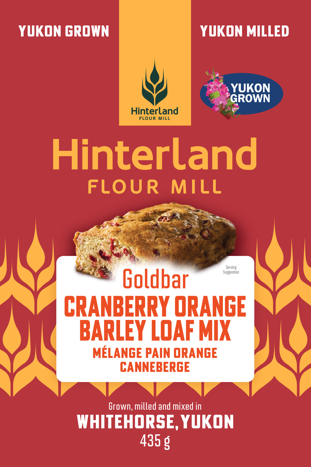 Goldbar Cranberry Orange Barley Loaf Mix
