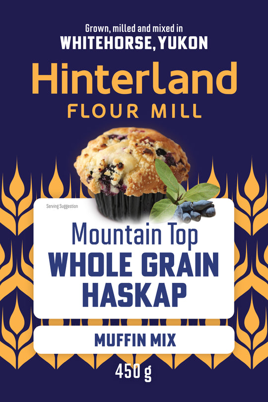 Mountain Top Whole Grain Haskap Muffin Mix